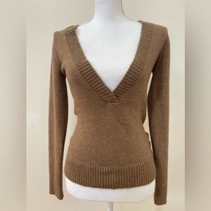 Tan and Gold Sweater